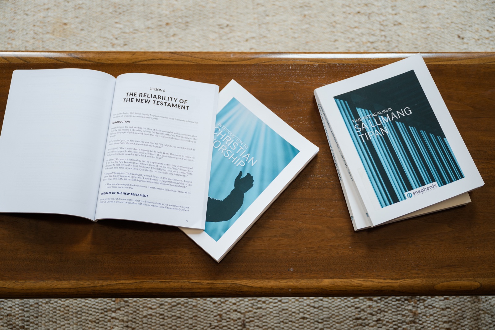 Shepherds Global Classroom course books in multiple languages